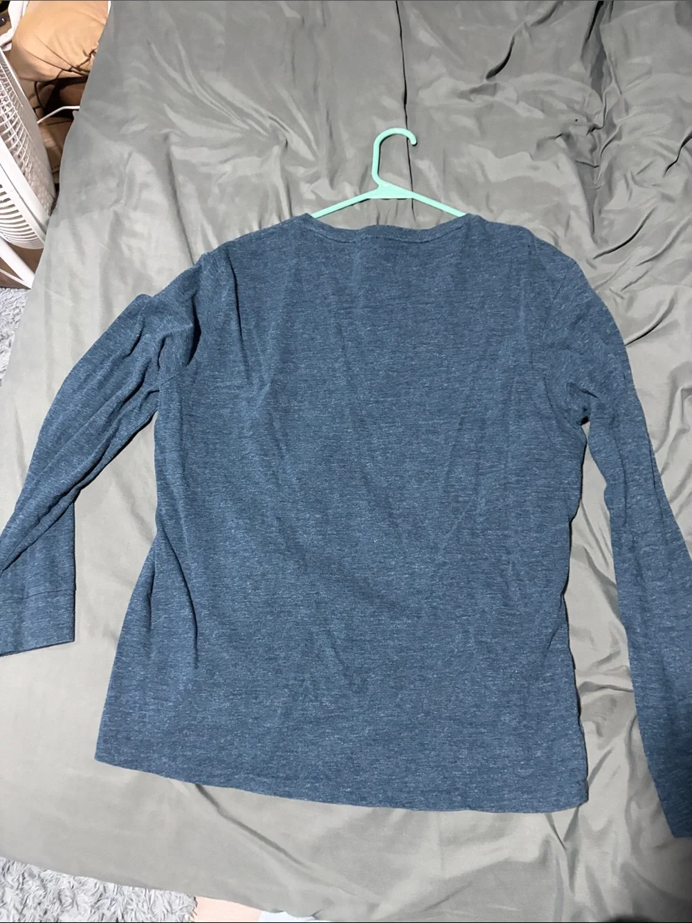Polo by Ralph Lauren Long Sleeve Crewneck Shirt - Heather Navy